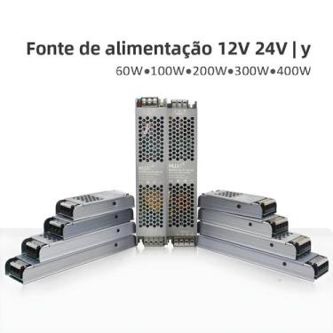 Imagem de Adaptador Transformador LED 24V 12V AC 220V 230V 110V Conversor Para F