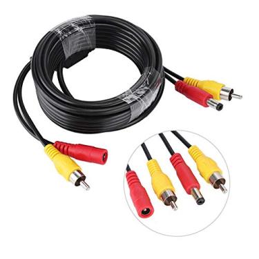 Imagem de Acouto + DC 5M Monitoramento de Carros Analógico Câmera AV Video Power Cable para Sistemas de Vigilância (5m / 16,4ft)