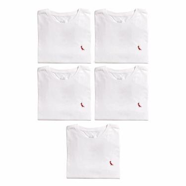 Imagem de Kit 5 Camisetas Brasa Pica Pau Bordado Reserva-Masculino