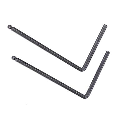 Imagem de SPYMINNPOO Ferramenta de Chave Em Forma de L Resistente para Guitarra Truss Rod para Guitarra Acústica, Ajuste de Pescoço Reto, Extremidade Esférica de 4 Mm 5 Mm, 2 Peças para Guitarristas (5mm/0,2