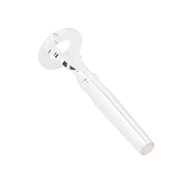 Imagem de Cryfokt Bocal de Trompete Banhado a Prata, Acessório de Treinamento para Saxofone, Material de Latão