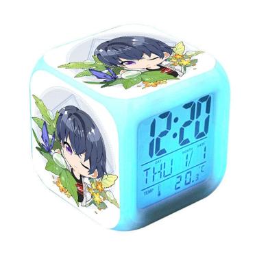 Imagem de Despertador: livro de eventos indecisos, LED quadrado com despertador