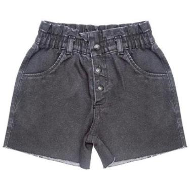 Imagem de Shorts Juvenil Look Jeans Clochard Collor - BRANCO - 12-Feminino