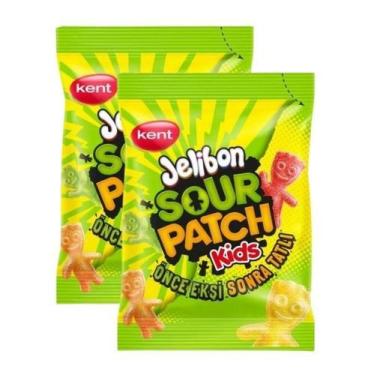 Imagem de Kit 2 Bala edinha Sour Patch Kids Sachê 80G - Mondelez