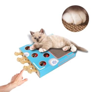 Imagem de Arranhador Interativo Para Gatos com Bolinhas Antiestresse Uso Diário