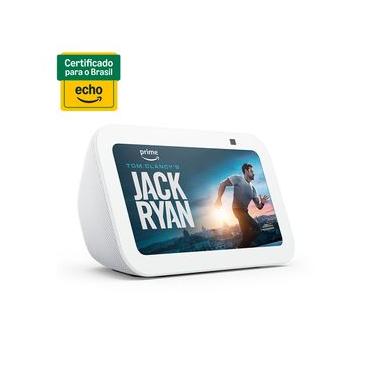 Imagem de Smart Speaker Echo Show 5 3ª Geração Amazon com Display de 5,5" e Alexa Branca - B09B2S9