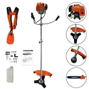 Imagem de Roçadeira a Gasolina Bipartida 52cc 2,5HP Carbon Fak com Motopoda e Ci