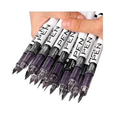 Imagem de Caneta-tinteiro Descartável Clássica Com Ponta Extra Fina 0.5mm Para E