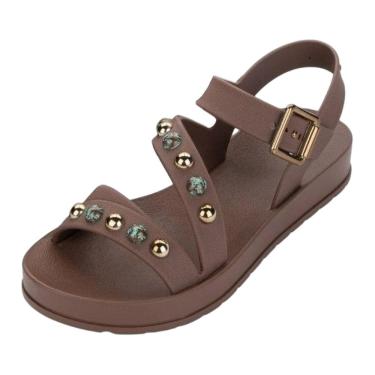 Imagem de Sandalia Feminina Casual Peças Elegantes Confortavel Zaxy