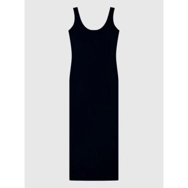 Imagem de Vestido Longo Enfim 1000125329 Feminino Regata Ribana Algodão T. P/GG,