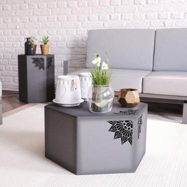 Imagem de Mesa de Centro Holambra Cinza - Proa