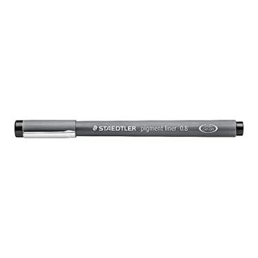Imagem de Staedtler Pigment Liner Fineliner, Preto, 0.8 mm