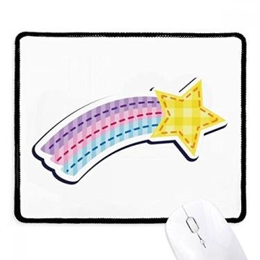 Imagem de Mousepad de meteoro Universo e alienígena com bordas costuradas Tapete de borracha para jogos