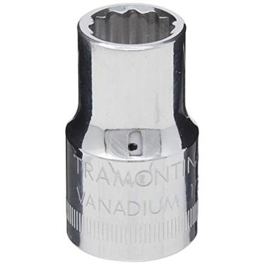 Imagem de Tramontina 43601112, Soquete Estriado em Aço Cromo Vanádio 12 Mm, Encaixe 1/2