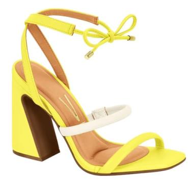 Imagem de Sandalia Vizzano Feminina Salto Grosso Fecho Em Nó De Amarração Salto Geométrico - 6403.205 (39)