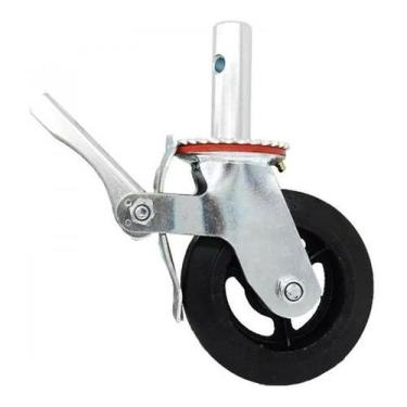 Imagem de Rodízio Giratório Freio trava Para Andaime nota fiscal - TOOLS