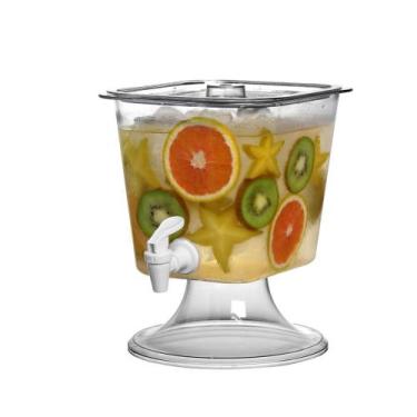 Imagem de Suqueira Refresqueira Dispensador de Bebidas Agua Suco 4,5 L - Três Tr