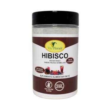 Imagem de Chá de Hibisco Instantâneo Sabor Frutas Vermelhas 250g