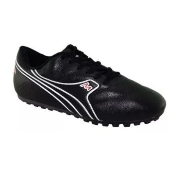 Imagem de Chuteira De Couro Society Costurada Solado Borracha Mathaus D Nitro