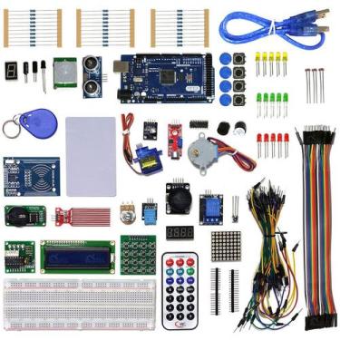 Imagem de Mega Kit Robótica Para Arduino Mega e+ 200 pcs com Tutorial - Casa da 