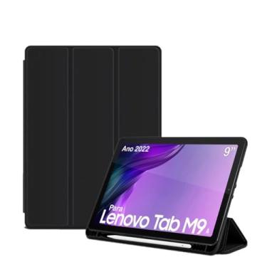 Imagem de Capa Case capinha smart pen Para Tablet Lenovo Tab M9 Ano 2022 9 polegadas Com Compartimento Pencil Para Pencil - Alamo