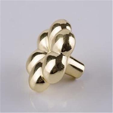 Imagem de Puxador em forma de flor retrô com furo único gaveta de prata guarda-roupa sapato armário maçaneta puxadores móveis DIY puxadores 1 peça fangdanwang