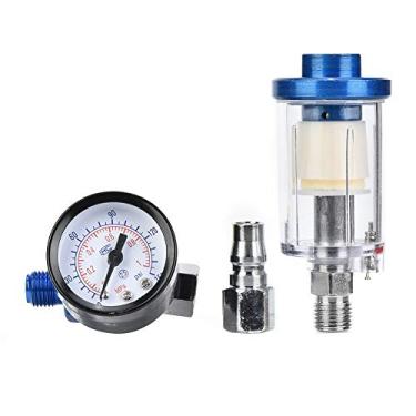 Imagem de Estink 1/4in Pressão de Pressão do Ar Compressor de Ar Armadilha de Umidade Com Tigela Transparente para Pintura Automotiva de Pistolas de Pulverização