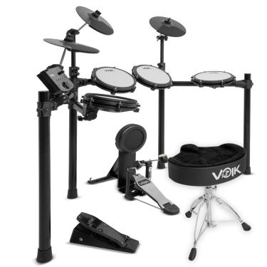 Imagem de Bateria Eletrônica Profissional Midi Voik BOOST-700 Com Banco