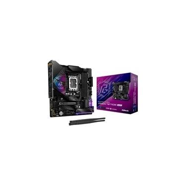 Imagem de Placa-Mãe ASRock Z890M Riptide, Intel, LGA 1851, Micro ATX, WiFi, DDR5, Preto - 90-MXBPJ