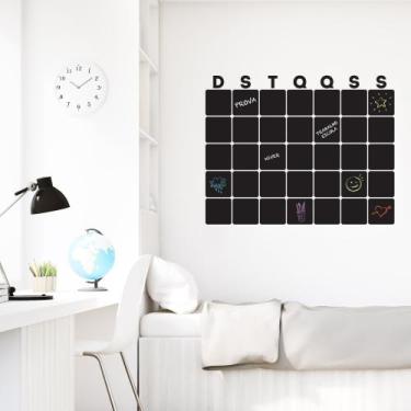 Imagem de Adesivo de Parede Lousa Calendário - Quartinhos