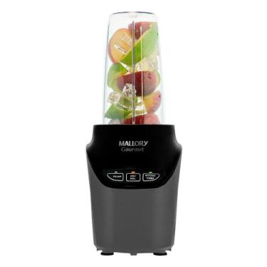 Imagem de Super Liquidificador e Processador Mallory Gourmet Preto e Chumbo 127V