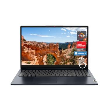 Imagem de Lenovo Ideapad 1 Laptop, tela antirreflexo IPS 300nits FHD de 15,6 polegadas FHD (1920 x 1080), tela antirreflexo, Touch, Ryzen 5 7520U, 8 GB de RAM, 256 GB de armazenamento, placa de vídeo AMD Radeon