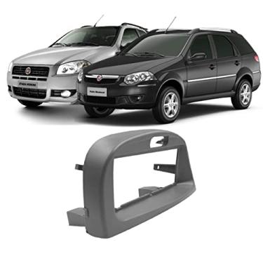 Imagem de Moldura 1 Din Cinza Palio/Siena/Strada/Palio Weekend G2 01/06 Fire Economy 10/14 Alojamento p/Relógio Expex EPX FT-570