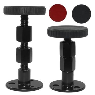 Imagem de Hordion 2 peças de batentes de cabeceira para parede, estrutura de cama de 6,3 a 8,6 cm, ferramenta antivibração, estabilizador de para-choque de cama ajustável para camas, armários e sofás