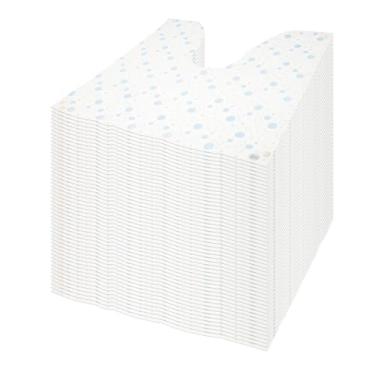 Imagem de 50 peças de tapete de banheiro de tecido não tecido impermeável versátil tapete de banheiro U para banheiro público doméstico