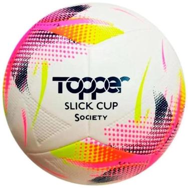 Imagem de Bola Society Topper Slick Cup Branco Rosa