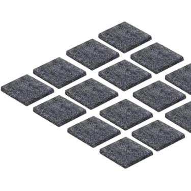 Imagem de Kit 32 Protetor Feltro Auto Adesivo 2cm Pé Sofá Cadeira Mesa Quadrado ou Redondo (Quadrado)