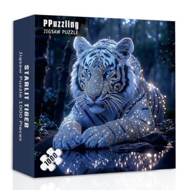 Imagem de Starlit Tiger Puzzles for Adults 1000 Pieces