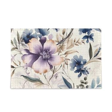 Imagem de WELLDAY Quebra-cabeça flores vintage 500 peças grande jogo de arte para adultos adolescentes