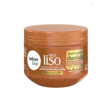Imagem de Salon Line Máscara Meu Liso 300g Matizadora Chocolate