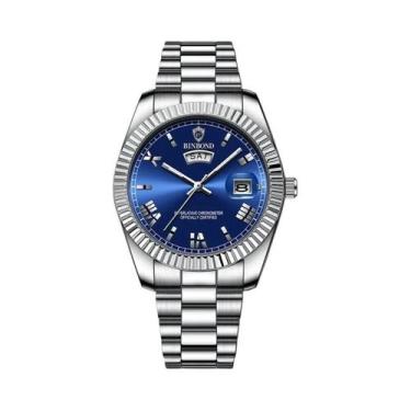 Imagem de Relógio De Quartzo Masculino À Prova d'Água Luxuoso BINBOND 0733 Casua