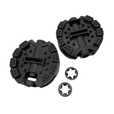 Imagem de Aosekaa 2 pedais de substituição para crianças, pedal de bicicleta, pedal de triciclo antiderrapante, pedais de triciclo infantil duráveis e seguros para bicicleta de bebê, para haste de 1 cm