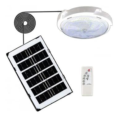 Imagem de Luz de teto solar 65W 60 LEDs decoração interior Luzes corredor com sensor e controle remoto