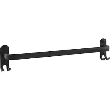 Imagem de Toalha Única de Banheiro com Ganchos Rack Aço Inoxidável Montado na Parede para Cozinha Chuveiro Acessórios Sem Ferrugem Drenagem Rápida Suporte Estáv