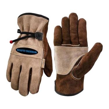 Imagem de MotiveTech Luvas de trabalho, luvas de jardinagem, anti-incrustantes, proteção reutilizável para as mãos, ajuste no pulso para uso em fazendas, descascamento de, S