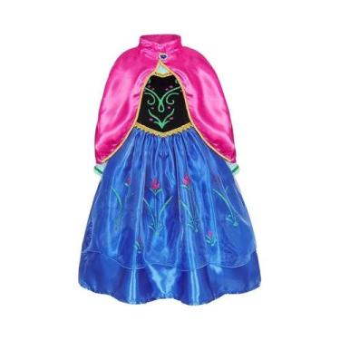 Imagem de Fantasia Infantil Da Princesa Anna De Frozen, Vestido De Festa De Aniv