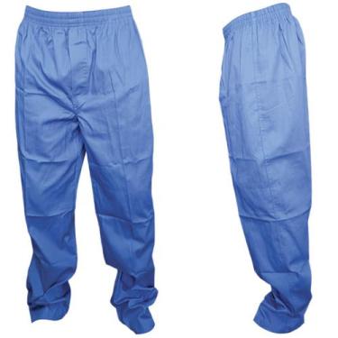 Imagem de Calça Brim Inteiro Elástico Operacional Pijama Cirúrgico Hospitalar Un