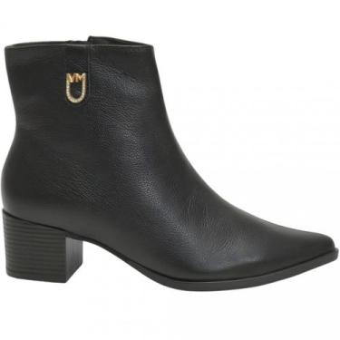 Imagem de Bota Feminina Via Marte em Couro 231008, Preto, 35