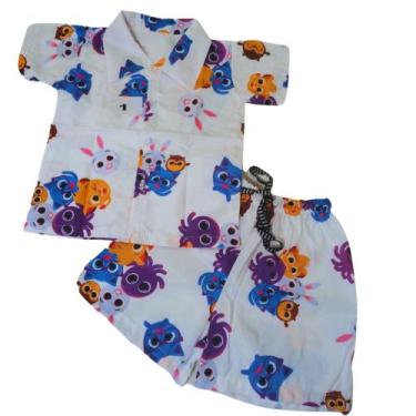 Imagem de Conjunto mauricinho Bolofofo, roupa de Menino bebê camisa short festa,