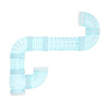 Imagem de Fenteer Túnel de hamster para animais pequenos tubulações tubo DIY conectado, azul, conforme descrito